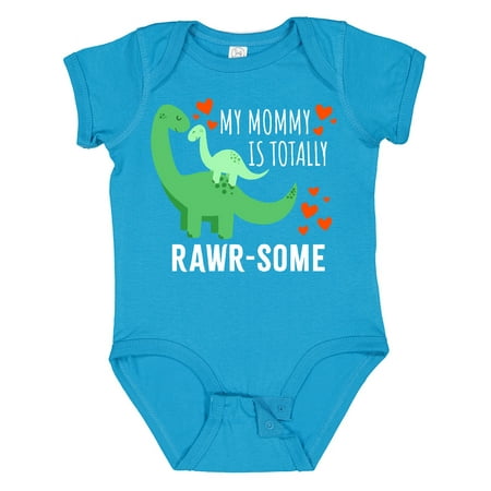 

Inktastic My Mommy is Totally Rawr-Some Dinos Gift Baby Boy or Baby Girl Bodysuit