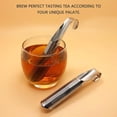 thumbnail image 6 of 2 PCS Stainless Steel Tea Strainer,Tea Artifact Creative Pipe,Stainless Steel Tea Infuser with Hanging Hook Handle,Fine Holes Tea Interval Diffuser for Loose Tea and Leaf Coffee, 6 of 9