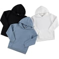 thumbnail image 3 of PURE CHAMP Boys Fleece Pullover Hoodies 3 Pack Long Sleeve Sweatshirts Kids Sizes 4-20, 3 of 5