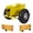 Yellow, variant on Panapinka Panel Dolly with 600LBS Capacity, Adjustable Drywall Mover with 10" Inflatable Tires, All-Terrain Plywood Dolly for Moving Drywall Sheets & Doors