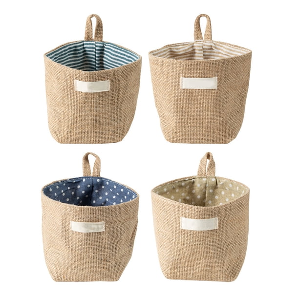 GOOHOCHY 4 bolsas de almacenamiento para colgar en la puerta, bolsas organizadoras para colgar en la pared del dormitorio