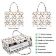 thumbnail image 2 of Large Capacity Tote Bag,Corgi Dog and Footprints Handbag Fashion Luxury Tote Bag,15.7"x13"x 5.1" Inches,Laptop Compatible, 2 of 6