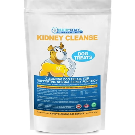 Kidney Cleanse Dog Treats 20oz - Renal & Toxin Elimination, Low-Protein, Vitamin-Enriched