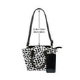 thumbnail image 5 of Spotted Pattern Black And White Rivet Fashion One-Shoulder Women's Handbag Tote Bag, 5 of 6
