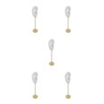 thumbnail image 1 of kurtrusly Earring Display Stand Human Ear Model Organizer Holder Showcase Stud Jewelry Right Translucent Height: 18cm 5Set, 1 of 6