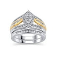 thumbnail image 6 of 1/2 Carat T.W. Diamond Sterling Silver Bridal Set, 6 of 6