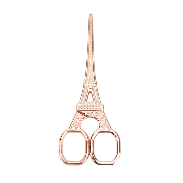 Tijeras De Costura, Tijeras Artesanales Torre Retro Resistente A La Corrosión Oro Rosa Resistente Para Tejer Para Costura Para Bordar ANGGREK Otros