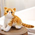 thumbnail image 2 of 26cm Lifelike Cats Plush Toy Simulation American Shorthair Stuffed Doll Cute Kitty Pet Toys Kids Home Decor Girls Birthday Gifts zhangmengya LED, 2 of 2