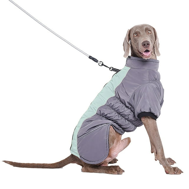 SIfdSeng Designer Dog Clothes Reflective Warm Pet Clothing Thickened Dog Clothing Large Dog Clothing Dog Shirts for Medium Dogs Boy Cotton Pet Clothes for Small Dogs Boy