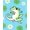 Blue, Pattern 3, variant on ODIKA 2x3 Machine Washable Non-Slip Area Rug, Frog Wink with Abstract Water Droplet and Leaf Interlocking High Traffic Rug, Green, 725922