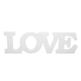 thumbnail image 4 of M Buder Wood Love Sign White One Piece Design Exquisite Beautiful Wooden Letters Decoration Ornament for Wedding Party 18.9 inches / 48 cm Freestanding Tabletop Home Decor Plaque, 4 of 9