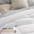Bedsure All Season Down Alternative Comforter, Quilted White, Twin XL