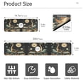 thumbnail image 3 of Yayeee Faucet Mat for Kitchen Sink 14.7" Diatomite Long Splash Guard Pad, Black Dinosaur, 3 of 7