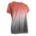 thumbnail image 5 of Women's Short Sleeve Workout Tops Quick Dry Athletic Sun Protection Shirt Breathable Gym Hiking Running Yoga Clothes Performance Sportswear, 5 of 7