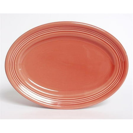 

Tuxton China CNH-136 13.75 in. x 10.5 in. Concentrix Oval Platter - Cinnebar - 6 pcs