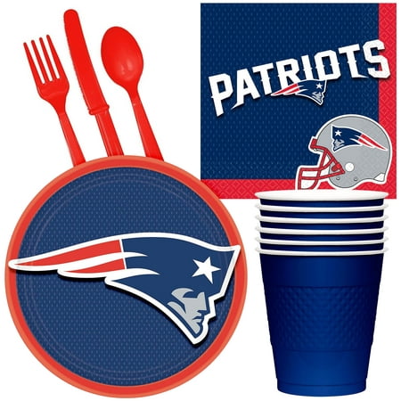 NFL New England Patriots Tailgate Party Pack (For 16 Guests)
