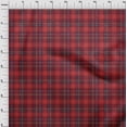 thumbnail image 3 of oneOone Organic Cotton Poplin Twill Fabric Tartan Check Print Sewing Fabric BTY 42 Inch Wide, 3 of 4