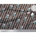 thumbnail image 3 of Soimoi Brown Rayon Fabric Bamboo Panda Jungle Print Fabric by the Yard 42 Inch Wide, 3 of 3