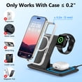 thumbnail image 7 of Cshidworld Wireless Charging Station, 3-in-1 Foldable Travel Charger for Apple Devices, Compatible with iPhone 16/15/14/Pro/Max , Apple Watch Series 3 to 10/SE/Ultra, AirPods Pro 2/3/4 (with Case), 7 of 7