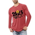 thumbnail image 1 of Blusas y camisas de manga larga con cuello redondo para hombre, ropa deportiva para el hogar, pijamas, camisetas de color liso, blusa deportiva para hombre, poliéster, 1 of 5