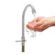 thumbnail image 3 of Cocina de 1/2 ", grifo de lavabo, cuello de cisne, grifo de agua fría, chapado en cromo Feliz Sencillez, 3 of 5