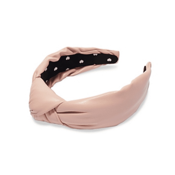 Faux Leather Knotted Headband
