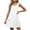 White, variant on Girls Dress Size 4-14 Years Scoop Neck Sleeveless A Line Short Sundress with Pockets Summer Tank Top Dress (11 Years, Green)