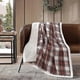thumbnail image 2 of Reversible Sherpa Fleece Blanket, Home Decor for All Seasons, 2 of 5