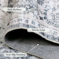 Delara Machine Washable Area Rug, Soft & Durable, NonSlip Backing