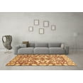 thumbnail image 3 of Ahgly Company Indoor Rectangle Abstract Brown Modern Area Rugs, 2' x 5', 3 of 4
