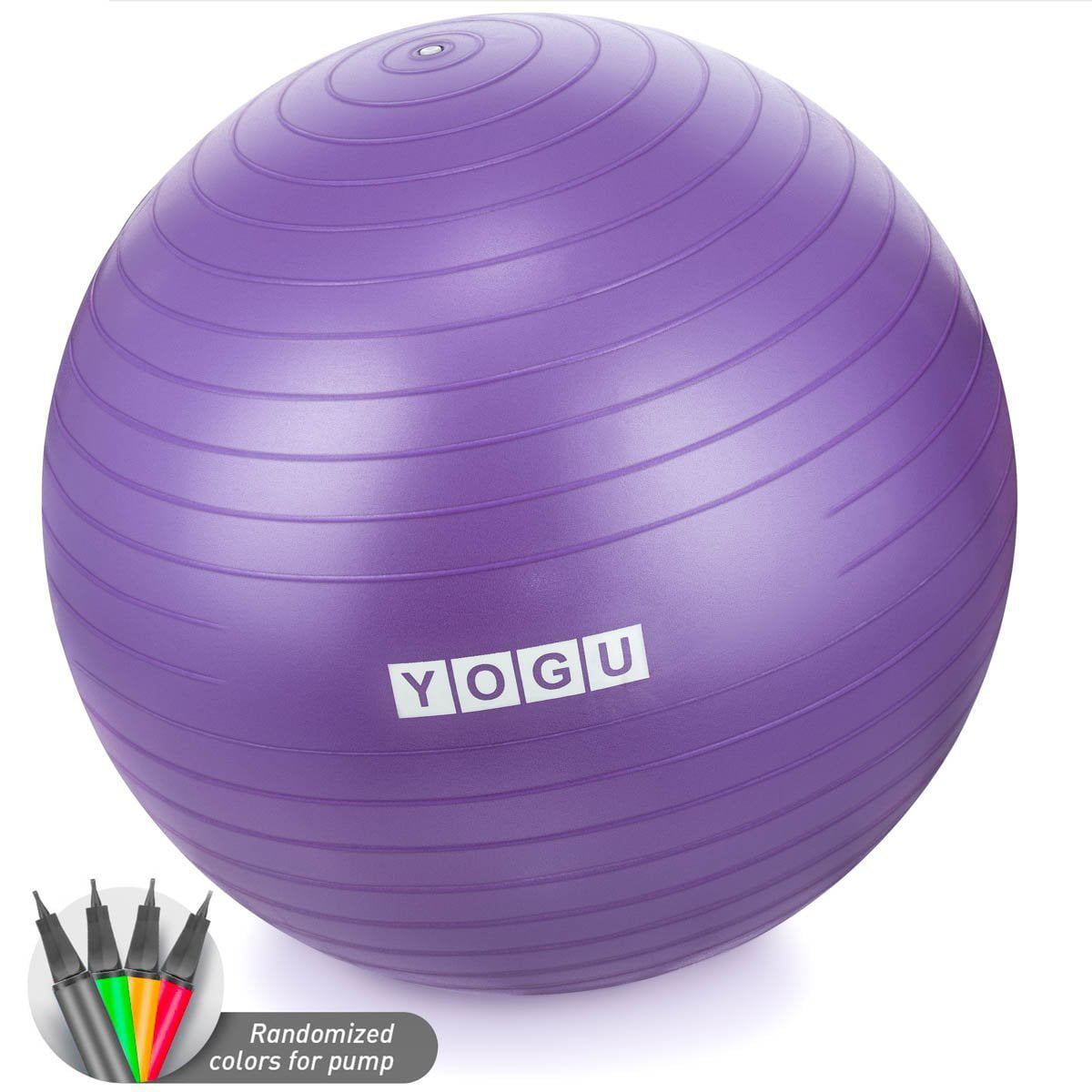 YOGU Stability Exercise Ball 65cm Yoga Balance Ball Birthing Ball 