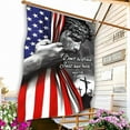 thumbnail image 6 of Don’t Be Afraid Just Have Faith Flag 12x18 IN In God We Trust Flag Double Sided Mirror Printing for House Yard Outdoor Patriotic American Flag Banner Decor - Unique Holiday Gift, 6 of 6