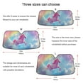 thumbnail image 5 of Pink Unicorn and Rainbow Car Windshield Sun Shade Reflector Sunshade Foldable for Front Keeps Vehicle Cool, 5 of 8