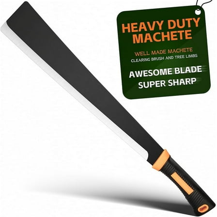 Billhook Sickle Machete for Yard Work Cutting Trees Heavy Duty machetes Mexicanos de Trabajo Best Machete Camping,Gardening Machete,Land Management,Hunting and Outdoor.