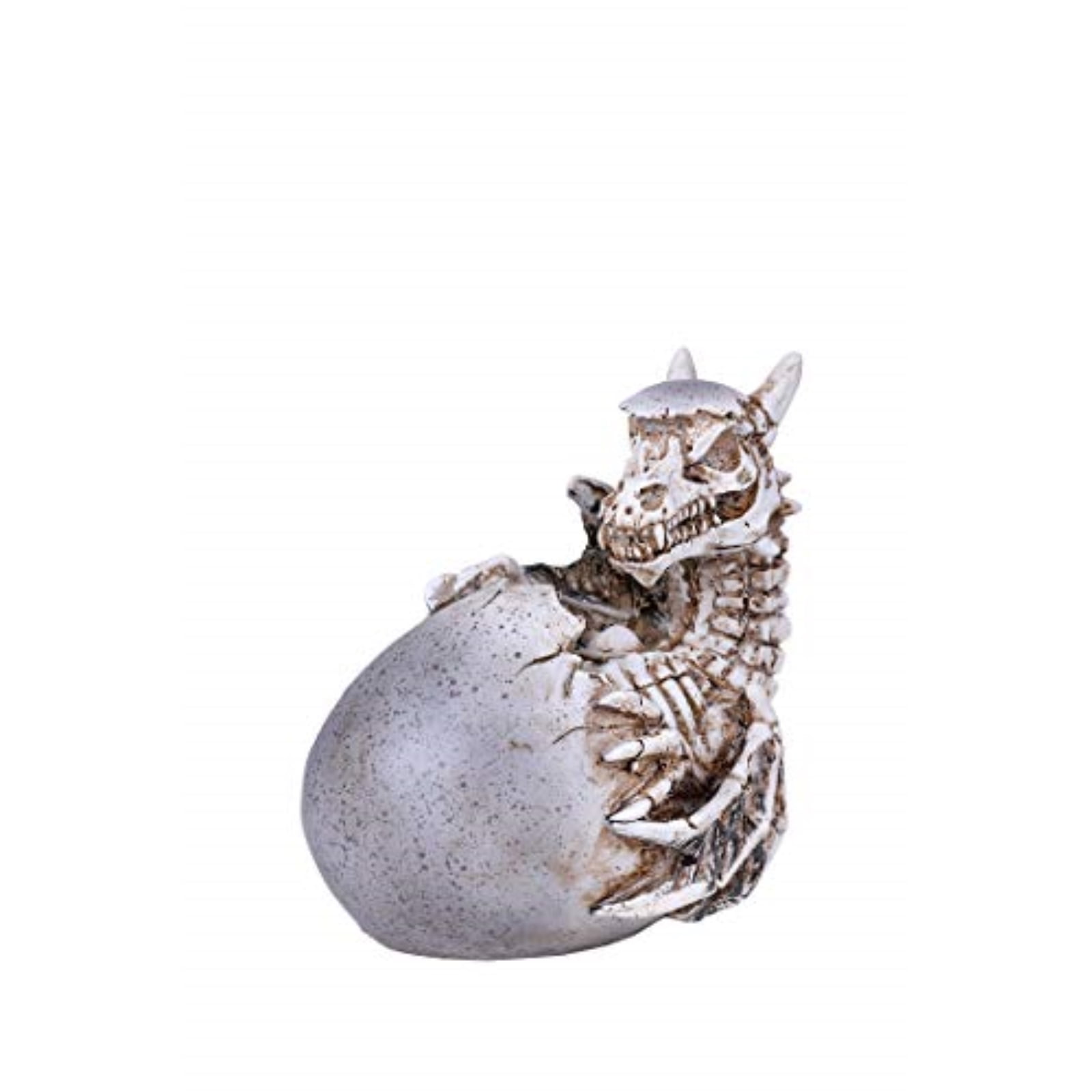Ebros Gift Skeleton Winged Dragon Egg Resin Figurine