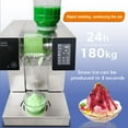 thumbnail image 4 of Kolice Commercial Automatic Shaved Ice Machine,Snowflake Ice Maker, Ice Crusher Shaver -185kgs/Day, Water Cooling,Refrigerated by Compressor, 4 of 9