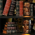 thumbnail image 6 of Halloween Dark Family DIY 3D Wooden Book Kit with LED Lights for Adults - Miniature Puzzle Booknook Bookshelf Insert, 6 of 6