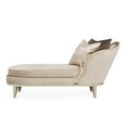 thumbnail image 2 of Michael Amini Villa Cherie Velvet Chaise in Porcini/Chardonnay Brown, 2 of 15
