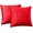 Bright Red, variant on Nmkwnr Set of 2 Velvet Throw Pillow Covers Decorative Square Pillowcases Cushion Cases for Couch Sofa Bedroom Living Room, 18x18 Inch