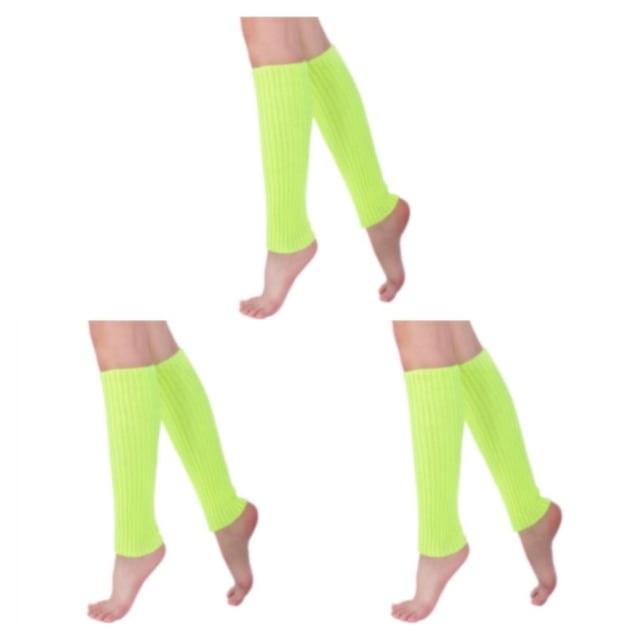 stanreset 2pack/lot Retro Style leg - Texture Skin-friendly Fashinable 2pieces Colorful And warmer For All Occasions All Trend Bright Yellow 1 3Set