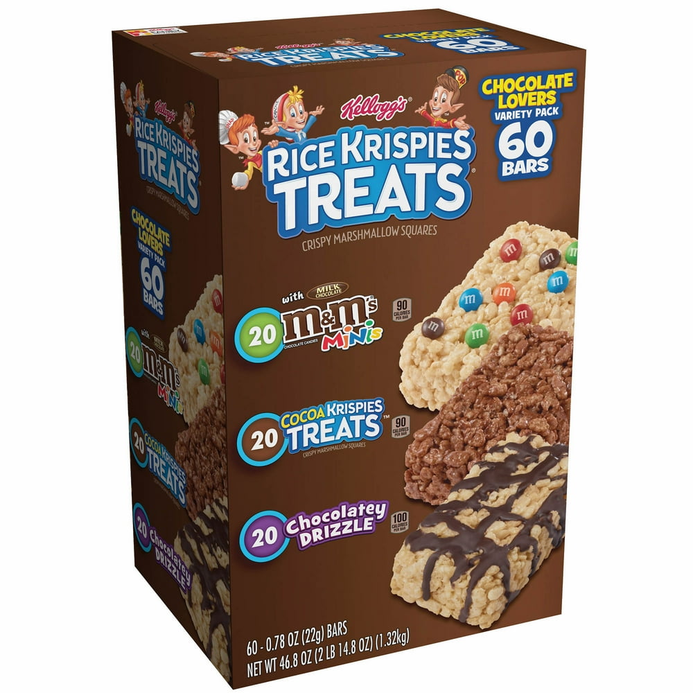 Kellogg's Rice Krispies Treats Variety Pack, 60 ct./0.78 oz. Walmart
