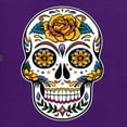 thumbnail image 5 of Wild Bobby Day Of The Dead Sugar Skull Pop Culture Men Graphic Tank Top, Purple, Medium, 5 of 5