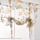 thumbnail image 5 of Cortina de ventana romana con flor de peonía transparente para cocina, cenefa, cortinas de gasa semitransparentes, tratamiento de ventana seitruly JJ23234-07, 5 of 5