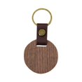 thumbnail image 2 of Llavero de madera redondo creativo con forma de llave de coche vintage Nogal negro, 2 of 9