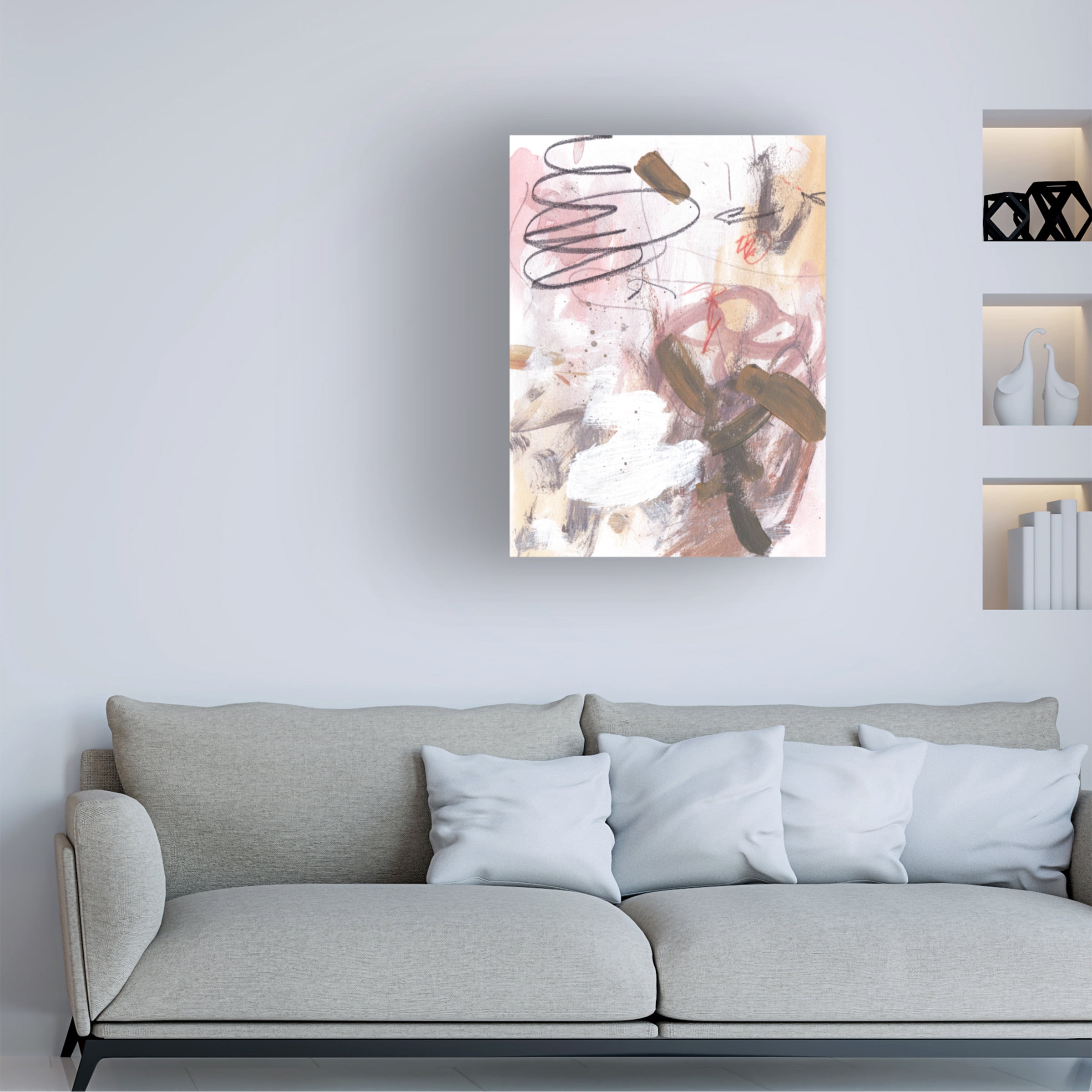 Melissa Wang 'Whispering Dawn II' Canvas Art