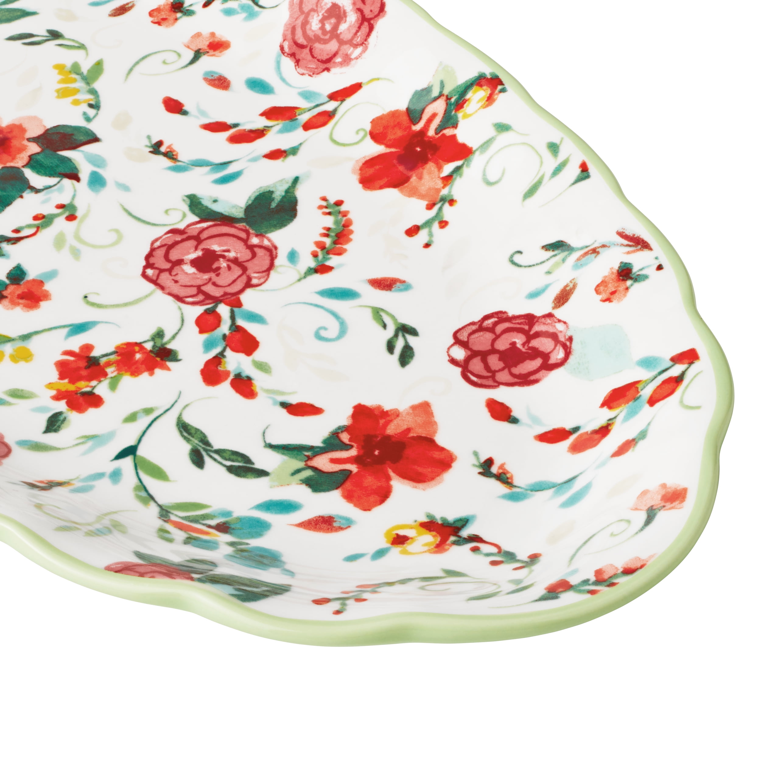 The Pioneer Woman Painted Meadow 2-Piece Ceramic Serving Platter Set