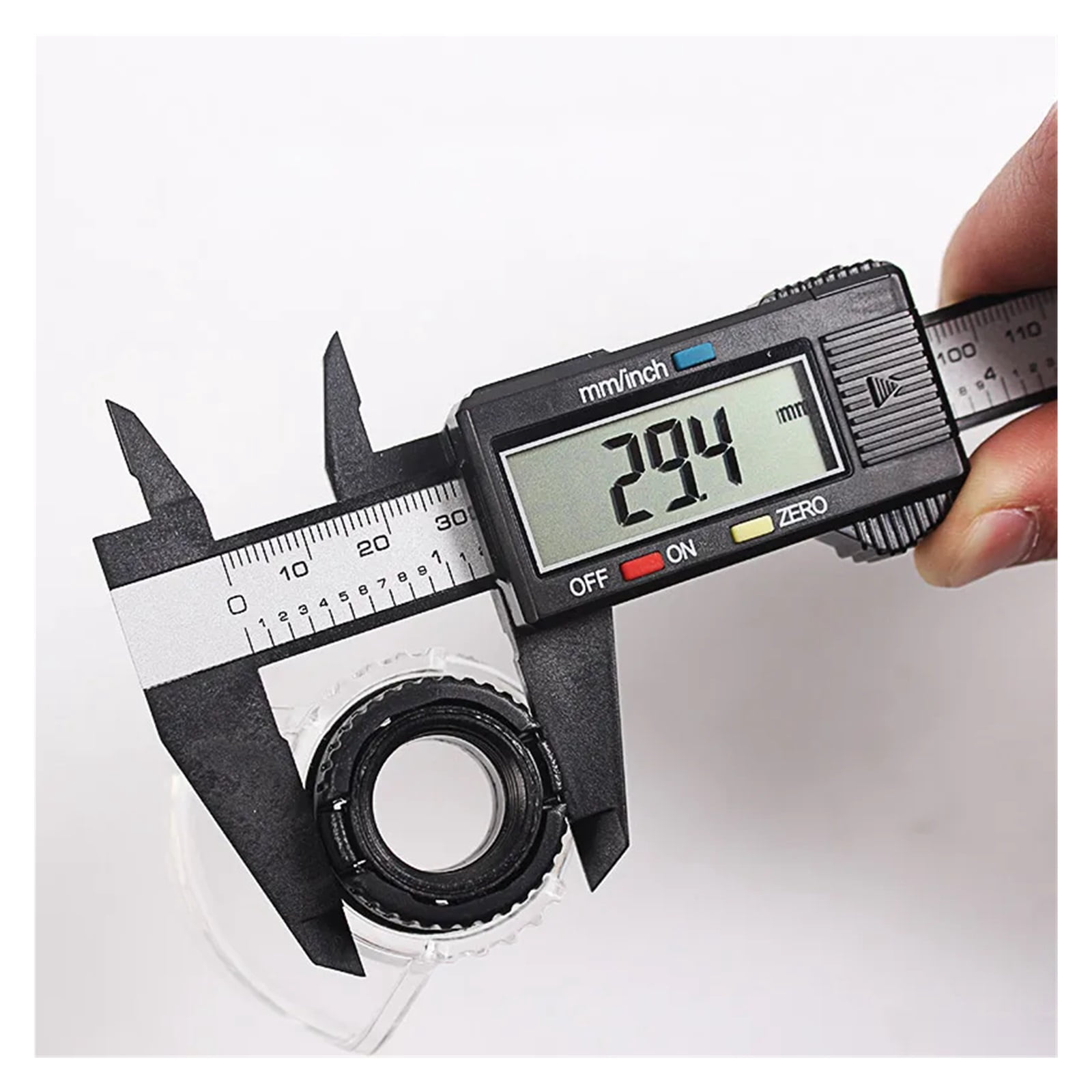 150mm 6 Inch LCD Digital Ruler Electronic Carbon Fiber Vernier Caliper Gauge Micrometer Measuring Tool Calibre Digital Suwmiarka ,Precision Measuring