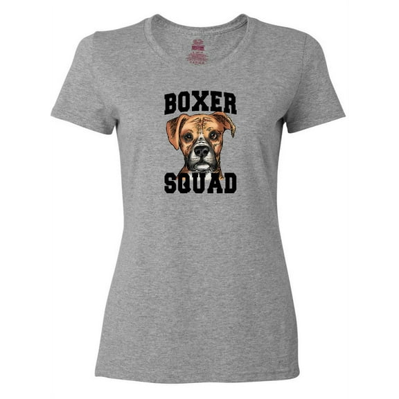 Inktastic Dog Boxer Squad Women's T-Shirt