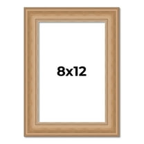 8x12 Frame Charleston Honey Brown Solid Wood Picture Frame Width 1.75 Inches | Interior Depth 0.5