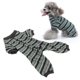 thumbnail image 1 of Pijamas Para Perros Mono A Rayas, Pijamas Para Perros De 4 Patas, Poliéster Atractivo Y Agradable Para La Piel, Elástico, De Moda Para Fiestas, 1 of 7